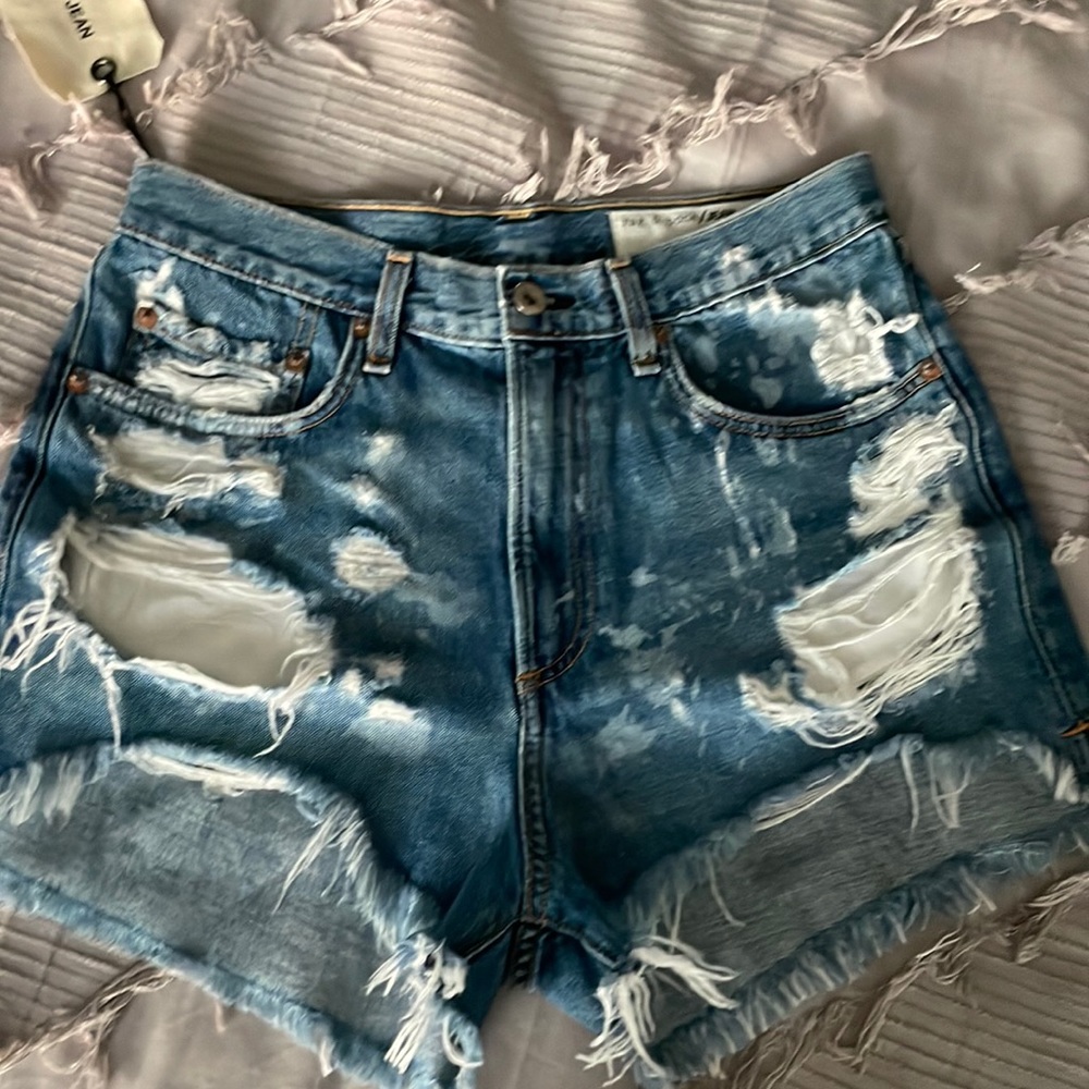Nwt Rag And Bone Cut Off Jean Shorts Size 28 Runs… - image 1
